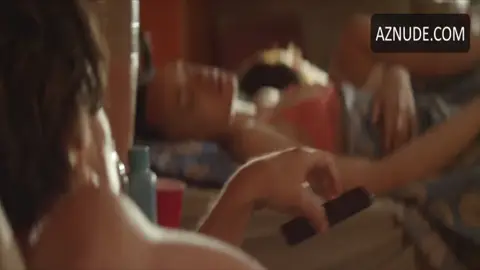 Britne Oldford Breasts, Underwear Scene in Happy Birthday — Happy Birthday