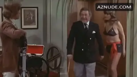 Wendy Richard Breasts, Bikini Scene in Carry On Girls — Carry On Girls