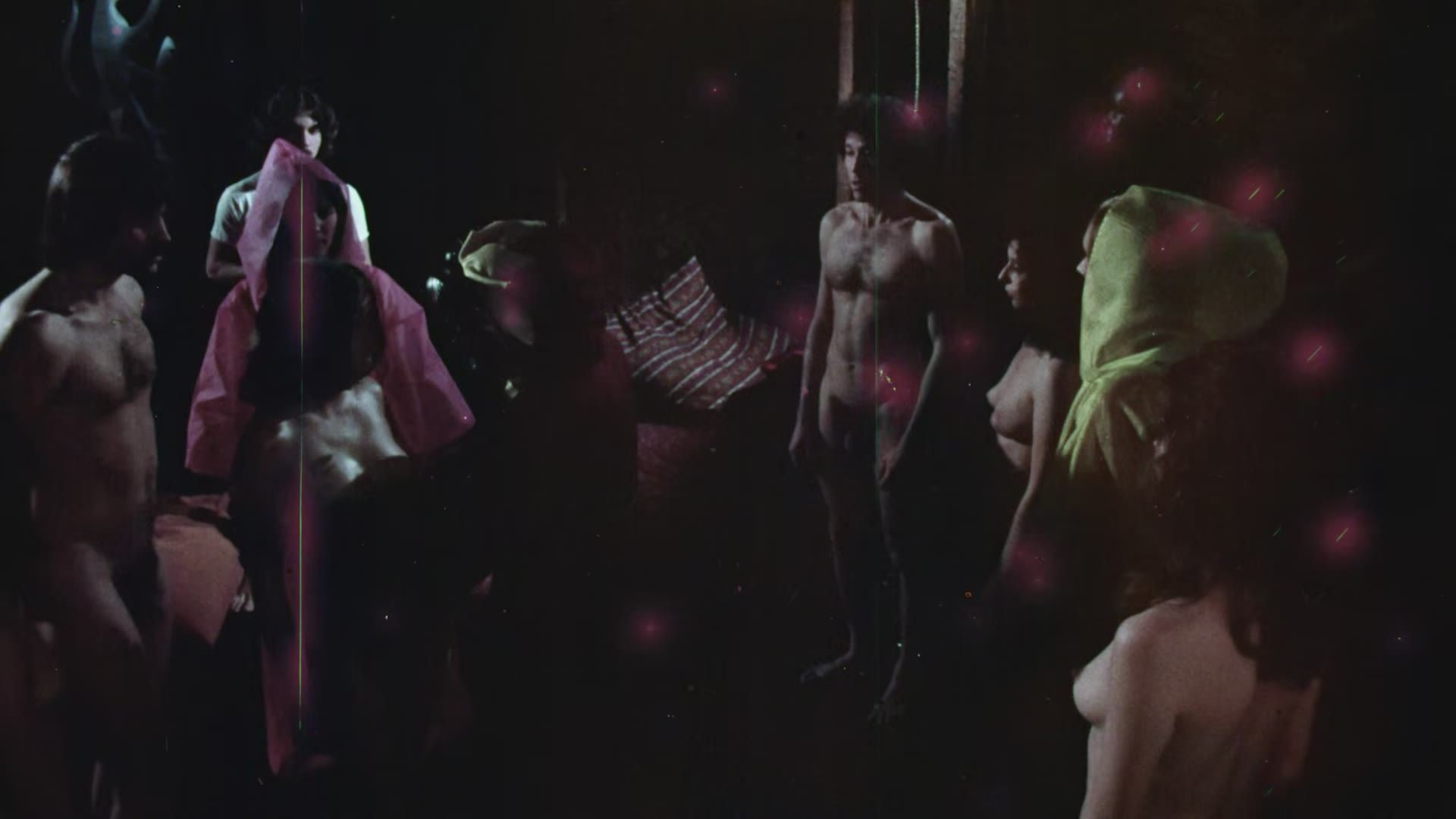 Hardgore (1974) - Scene 10. Diane Glenke, Joan Devlon, Justina Lynn, Toni Scott, girl, guy