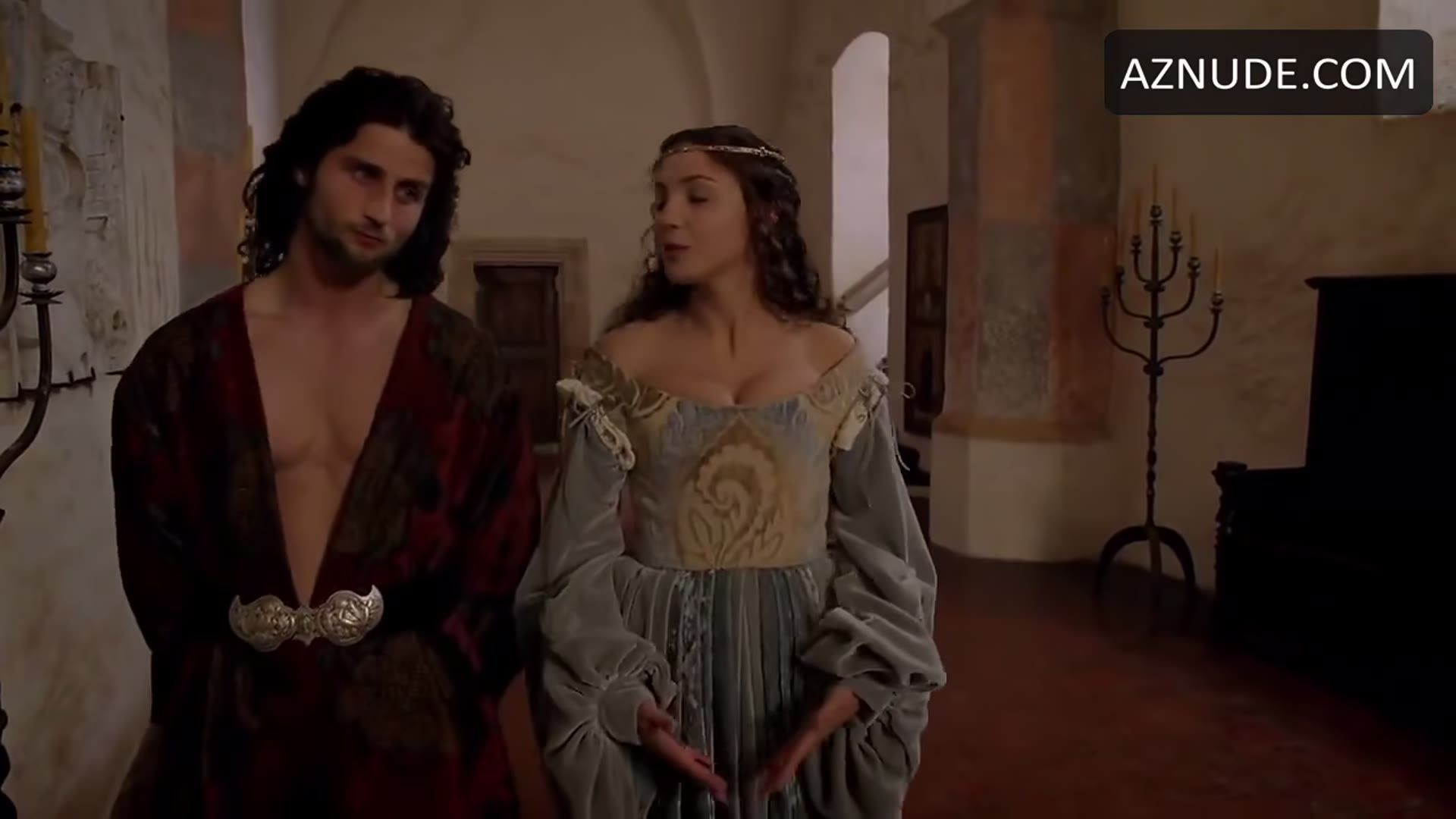 Paloma Bloyd Breasts Scene in Borgia — Borgia
