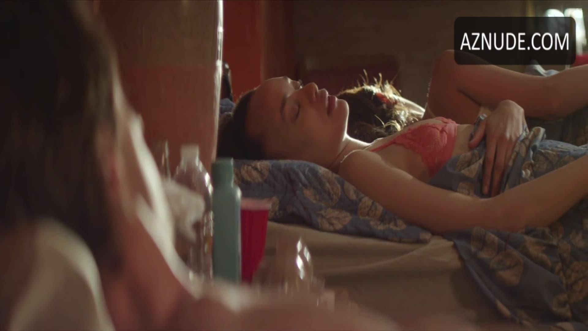 Britne Oldford Breasts, Underwear Scene in Happy Birthday — Happy Birthday
