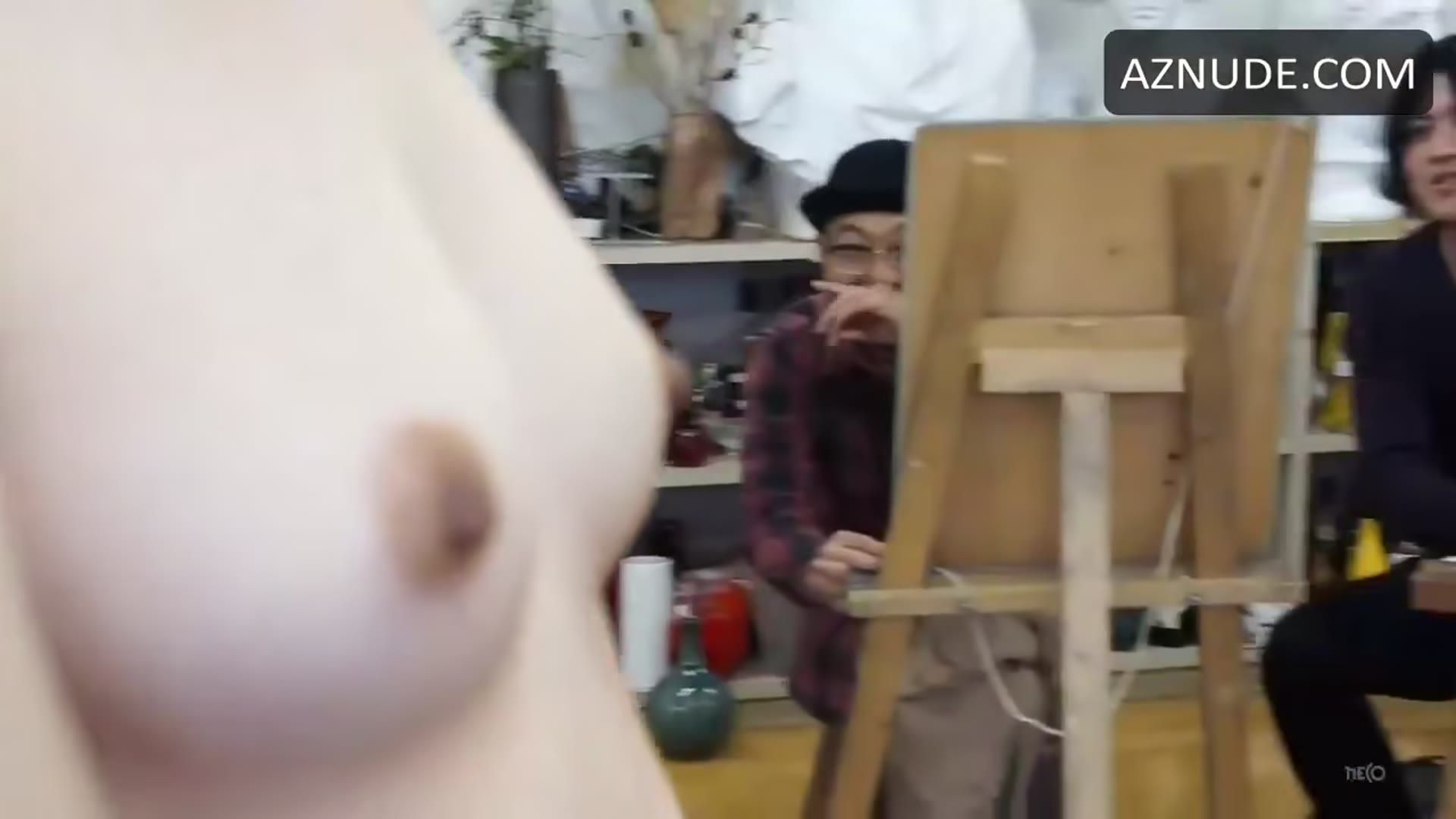 Unknown Breasts Scene in A Peeping Hole — A Peeping Hole