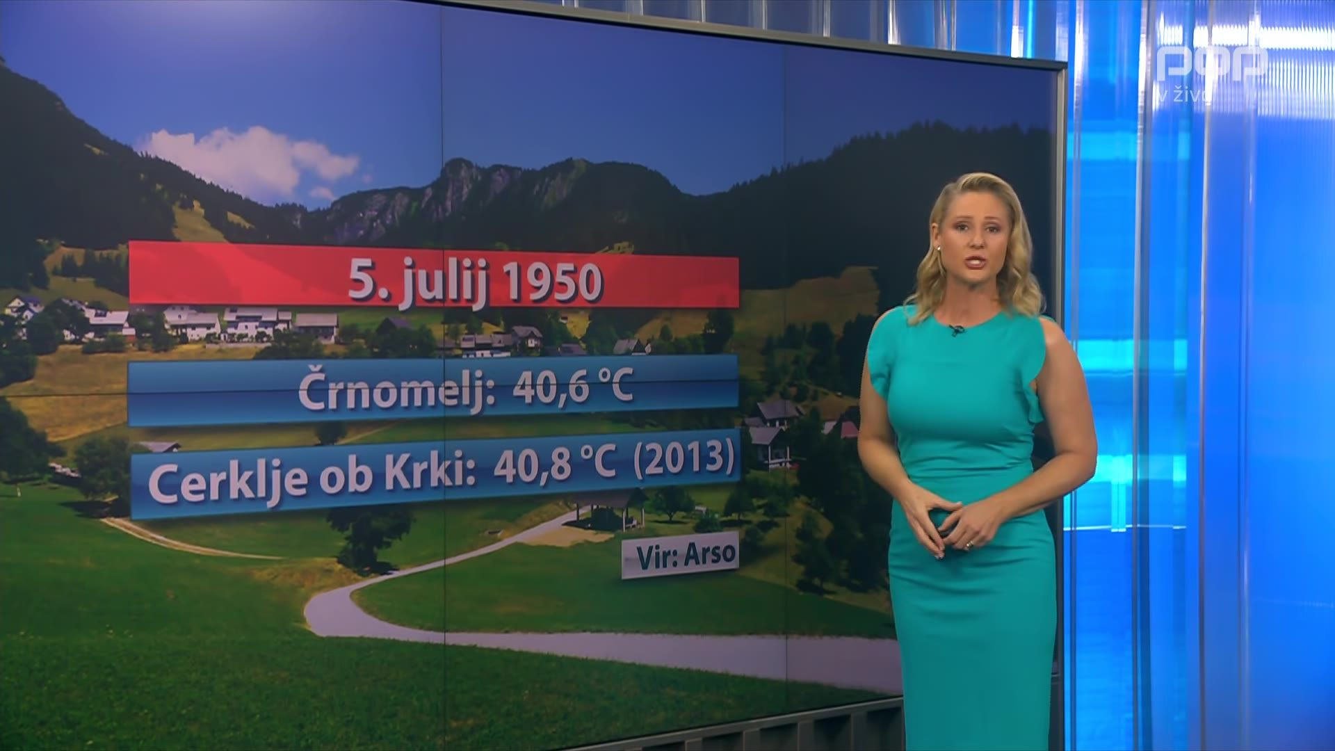 Katja Jevšek - 24UR Vreme - 5.7. - 8.7.2026